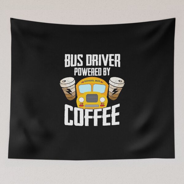 Item preview, School Bus Driver A Coffee Lover Driving Student Transport designed and sold by Nessshirts.