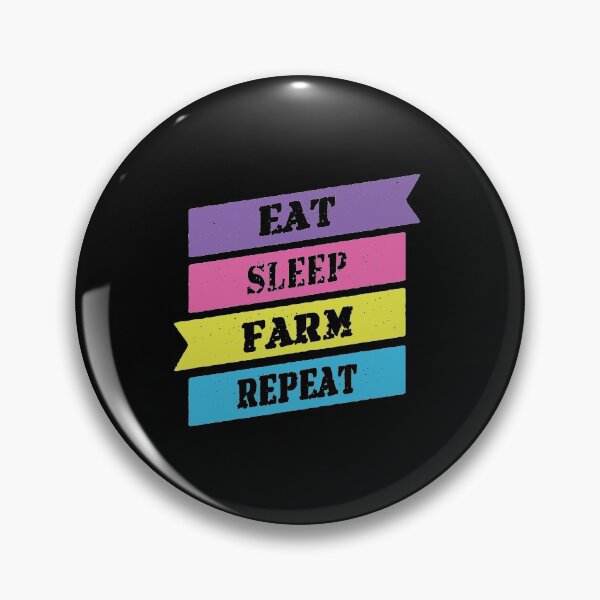 Item preview, Eat Sleep Farm Repeat designed and sold by FridPix.