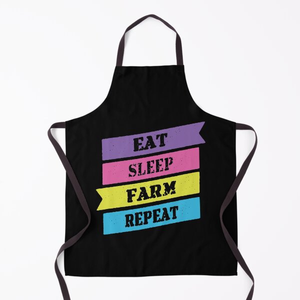 Item preview, Eat Sleep Farm Repeat designed and sold by FridPix.
