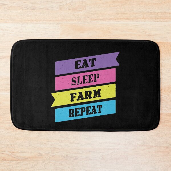 Item preview, Eat Sleep Farm Repeat designed and sold by FridPix.
