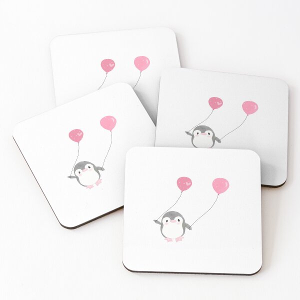 Item preview, Penguin with balloons designed and sold by Thepsonthi.