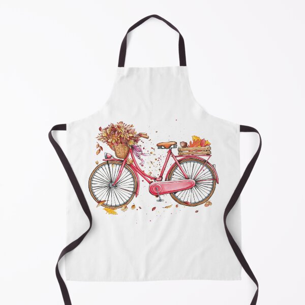 Item preview, Womens Retro Bicycle with Autumn Leave Fall Season designed and sold by BaseStore.
