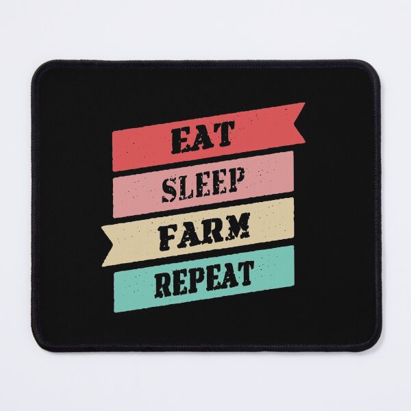 Item preview, Eat Sleep Farm Repeat designed and sold by FridPix.
