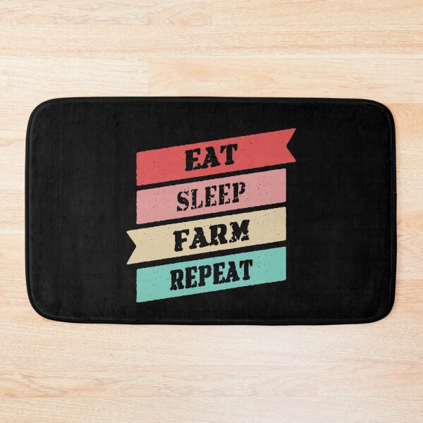 Item preview, Eat Sleep Farm Repeat designed and sold by FridPix.
