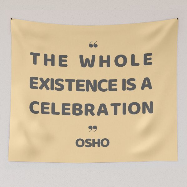 Item preview, Motivational Quote for Success | Osho | The Whole Existence Is a Celebration designed and sold by RetComly.