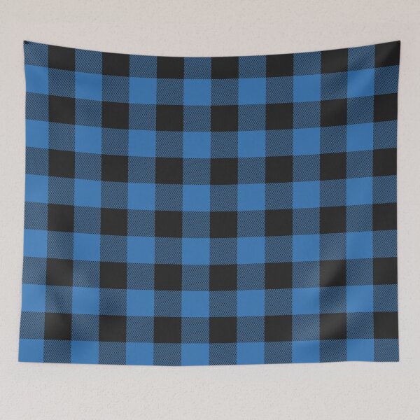 Item preview, Buffalo Plaid in Blue designed and sold by OpalEllery.