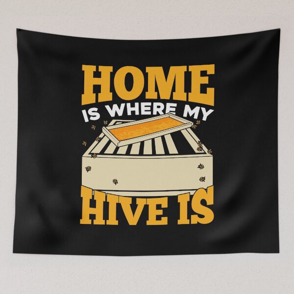Item preview, Home Is Where My Hive Is Beekeeping Beekeeper Gift designed and sold by Marcid95.