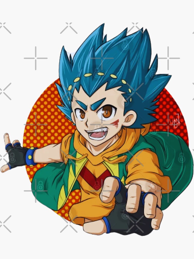 Valt Aoi Beyblade Burst QuadStrike  Sticker for Sale by