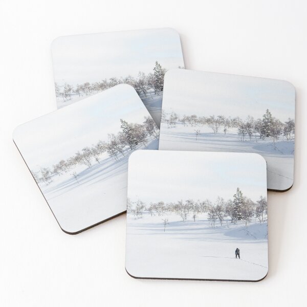 Item preview, Hiking alone in Snow Scene designed and sold by JoyforU.