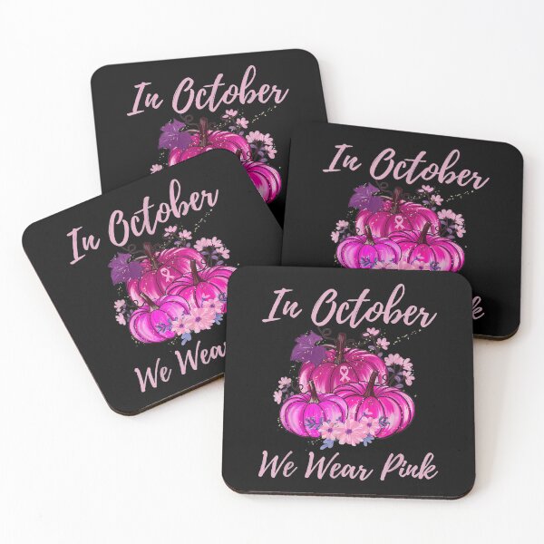Item preview, In October We Wear Pink Pumpkin Breast Cancer Awareness designed and sold by MikkiVEvans.