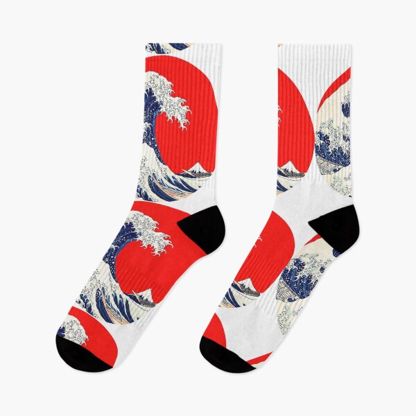 Item preview, Japan Art Red Waves designed and sold by MAX SDCH.