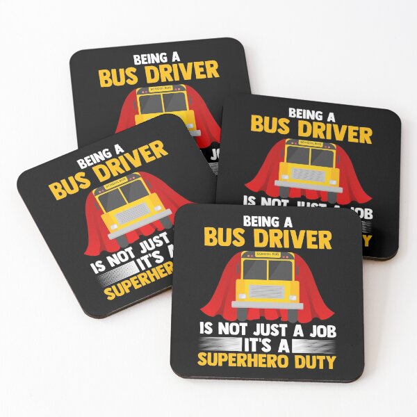 Item preview, The Yellow School Bus Driver On A Super Hero Duty designed and sold by Nessshirts.