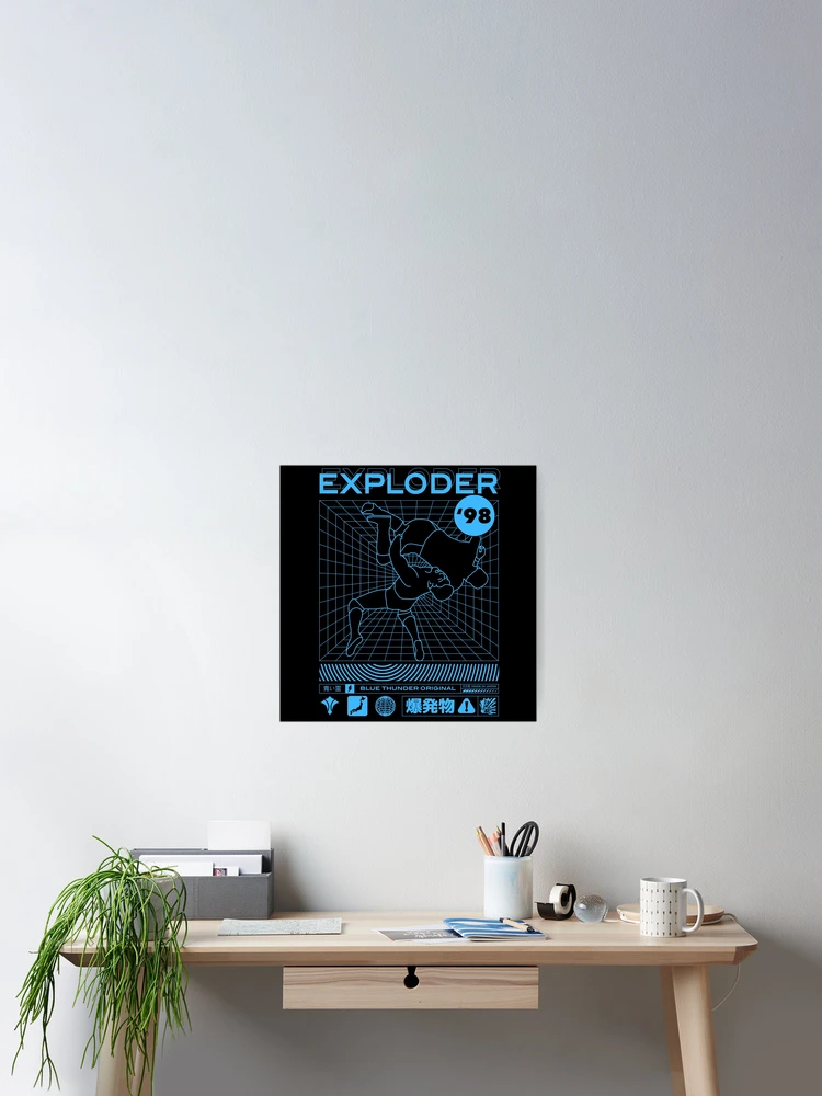 Thumbnail 2 of 3, Poster, Exploder 98 designed and sold by DDTees.