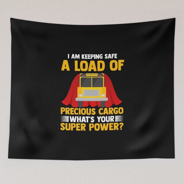 Item preview, The Yellow School Bus Driver On A Super Hero Duty designed and sold by Nessshirts.