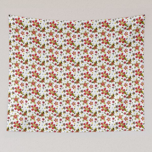 Item preview, Modern Floral Vector Print on White designed and sold by Stephanie Little.