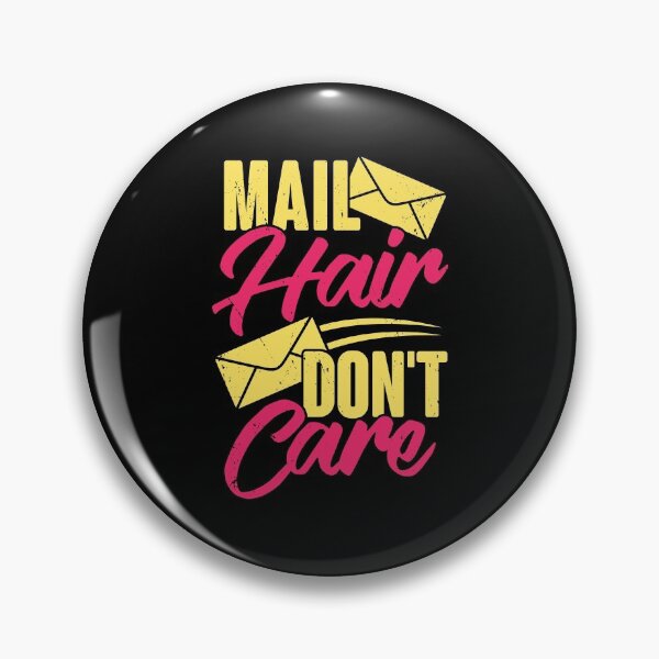 Item preview, Mail Hair Don't Care Postal Worker Postwoman Gift designed and sold by Marcid95.