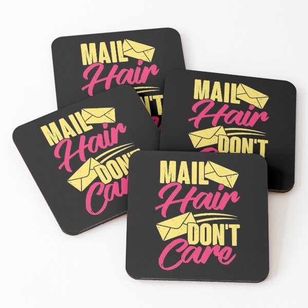 Item preview, Mail Hair Don't Care Postal Worker Postwoman Gift designed and sold by Marcid95.