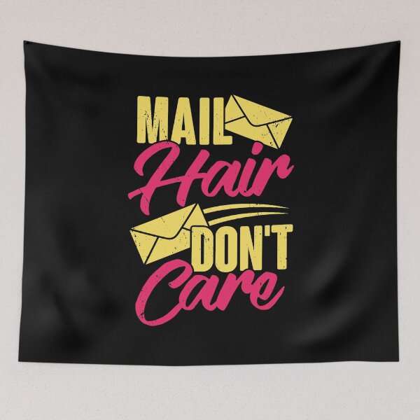 Item preview, Mail Hair Don't Care Postal Worker Postwoman Gift designed and sold by Marcid95.