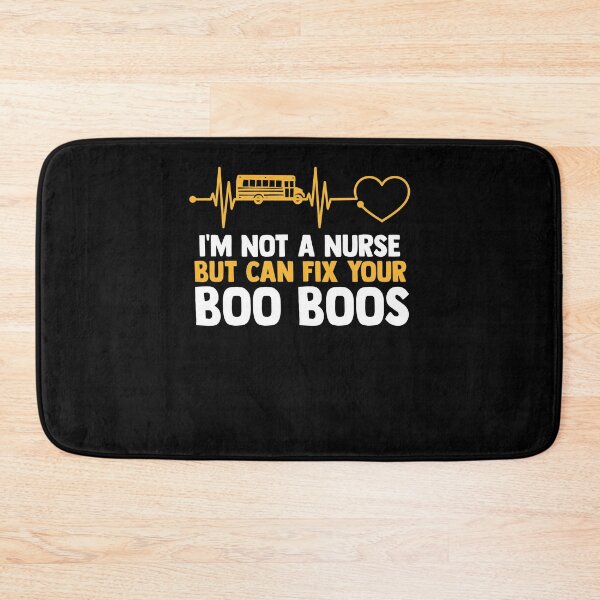 Item preview, I'm Not A Nurse A Yellow School Bus Driver Driving Students designed and sold by Nessshirts.