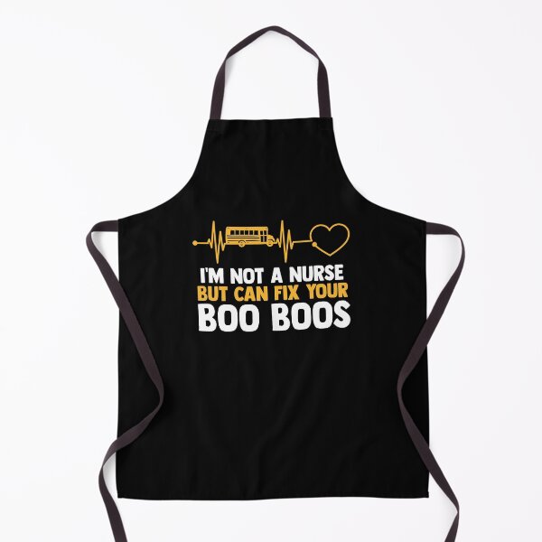 Item preview, I'm Not A Nurse A Yellow School Bus Driver Driving Students designed and sold by Nessshirts.