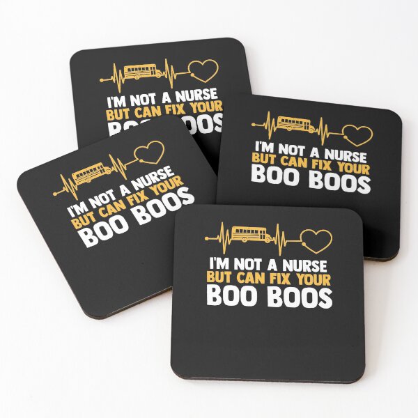 Item preview, I'm Not A Nurse A Yellow School Bus Driver Driving Students designed and sold by Nessshirts.