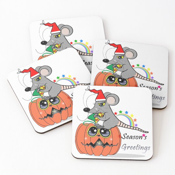 Item preview, Season's greetings - rat  designed and sold by Shirley cute art .