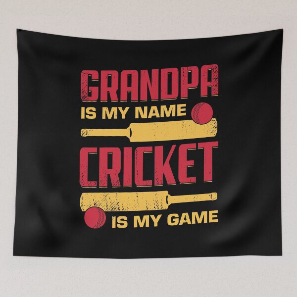 Item preview, Grandpa Is My Name Cricket Is My Game designed and sold by Marcid95.