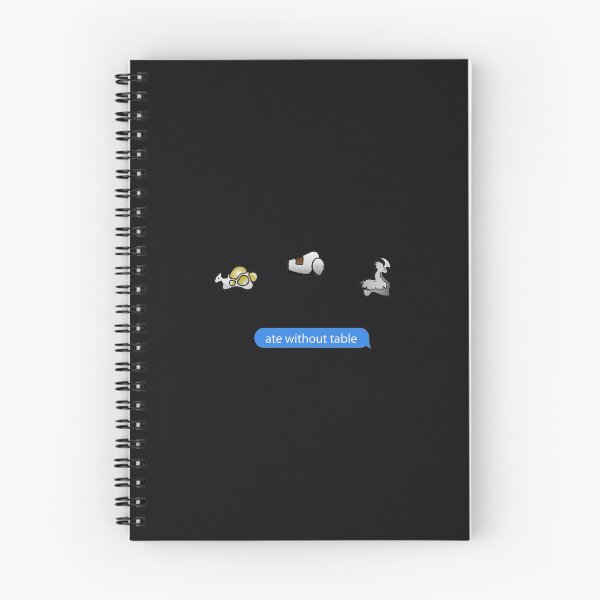 Item preview, ate without table Rimworld meme game   designed and sold by VINTAGRADS.