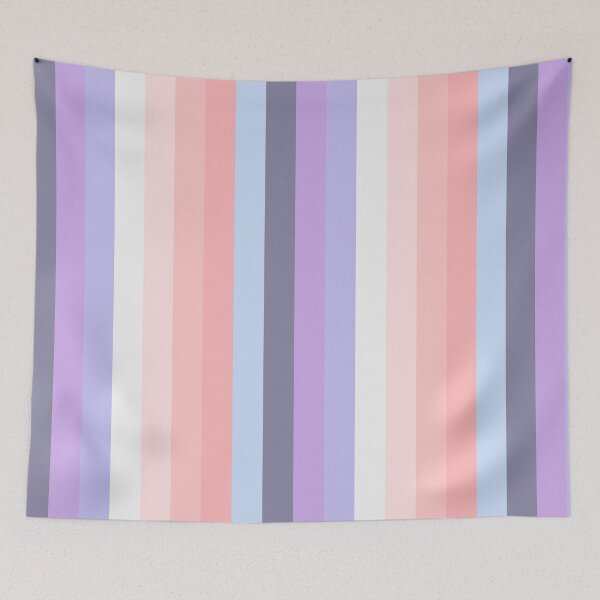 Item preview, Aesthetic Colorful Pastel Lined Pattern designed and sold by Rislam.