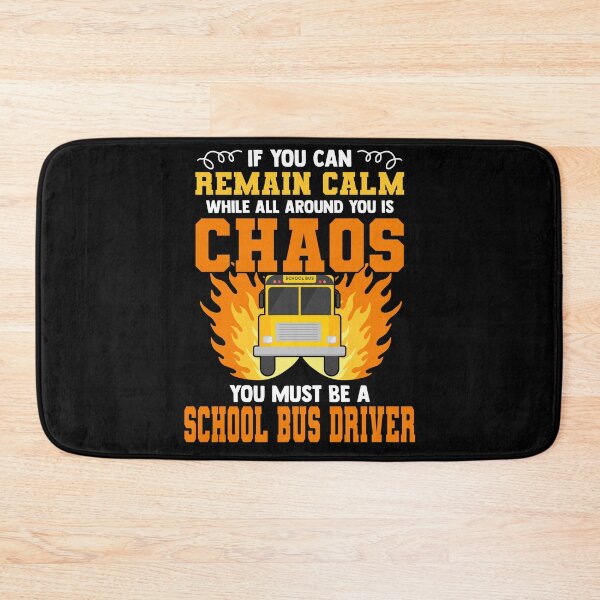 Item preview, The Yellow School Bus Driver Driving A Chaos Student Vehicle designed and sold by Nessshirts.