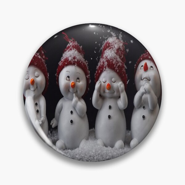 Item preview, Cute Snowman Figures designed and sold by Anzarr.