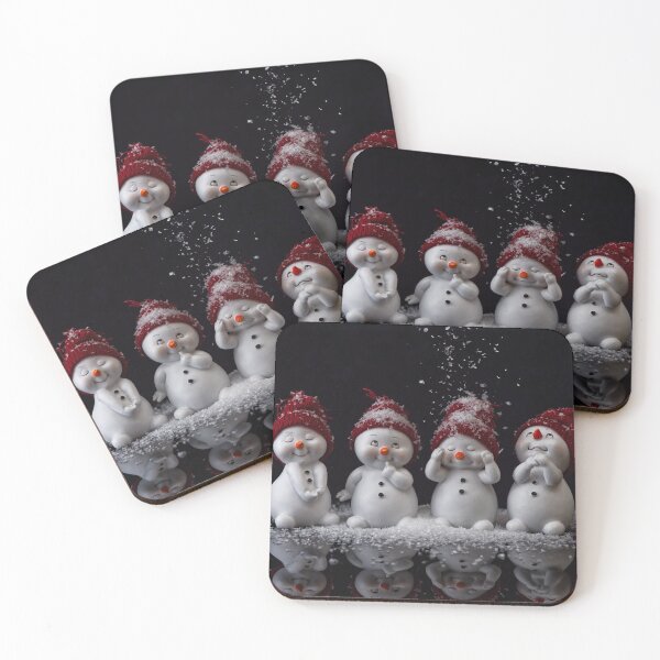Item preview, Cute Snowman Figures designed and sold by Anzarr.