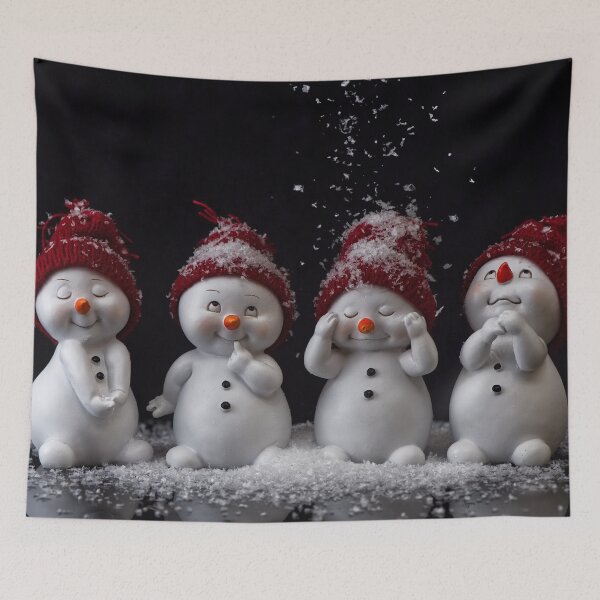 Item preview, Cute Snowman Figures designed and sold by Anzarr.