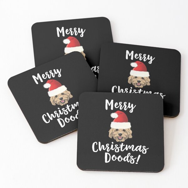 Item preview, Merry Christmas Goldendoodle  designed and sold by GouwensRick.
