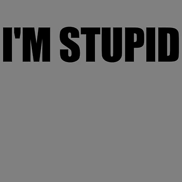 Imagen de la obra I'm Stupid Funny I'm Stupid Matching Couples Gag I'm Stupid Gear de DynamicDesign