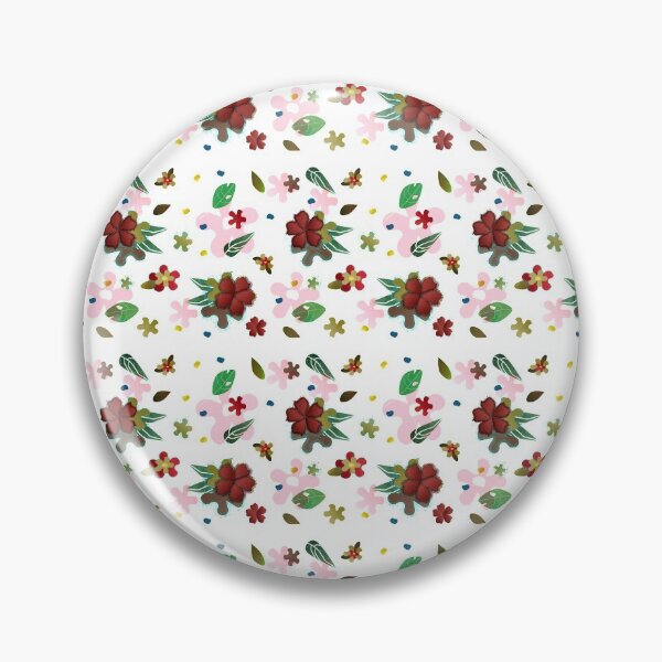 Item preview, Modern Floral Textures Print on  white designed and sold by Stephanie Little.