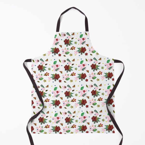 Item preview, Modern Floral Textures Print on  white designed and sold by Stephanie Little.