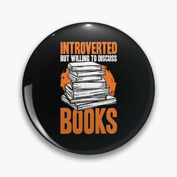 Item preview, Introverted But Willing To Discuss Books designed and sold by Marcid95.