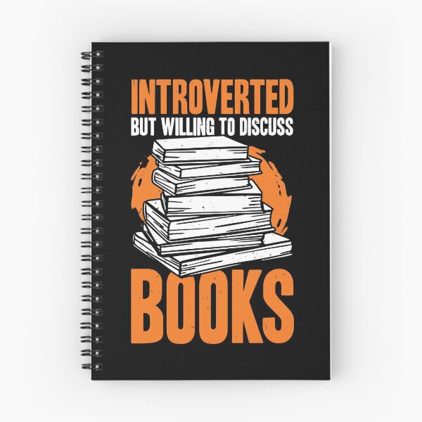Item preview, Introverted But Willing To Discuss Books designed and sold by Marcid95.