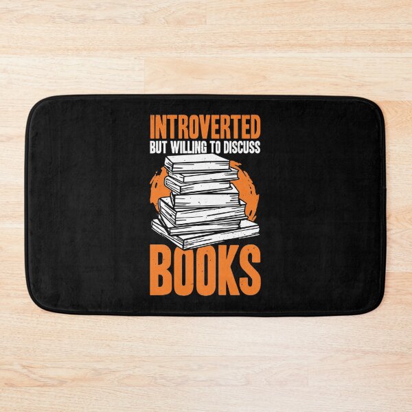 Item preview, Introverted But Willing To Discuss Books designed and sold by Marcid95.