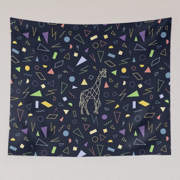 Item preview,  Minimal Pattern Geometric Giraffe designed and sold by The-Fancy-Space.