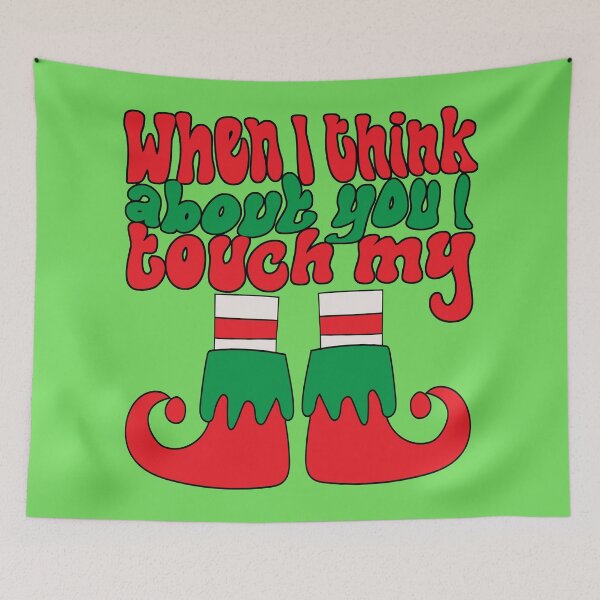 Item preview, When I think about you, I touch my Elf designed and sold by HolidayGems.