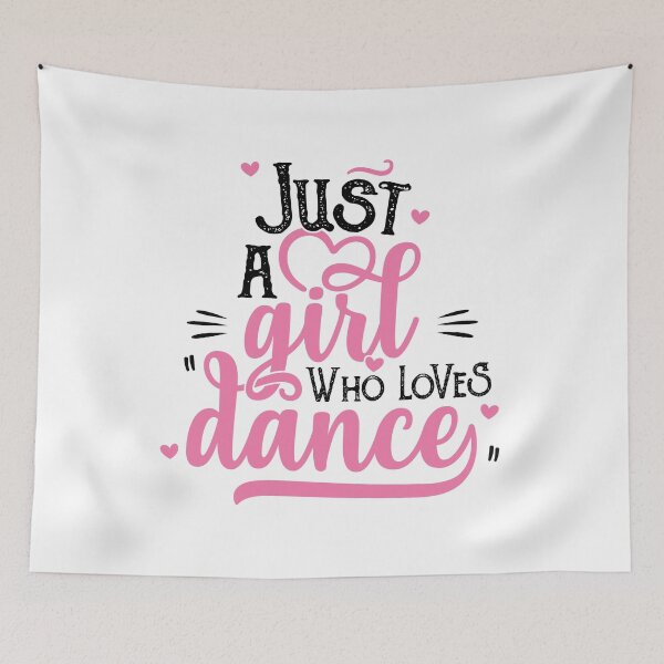 Item preview, Just A Girl Who Loves Dance Gift for Dancer product designed and sold by theodoros20.