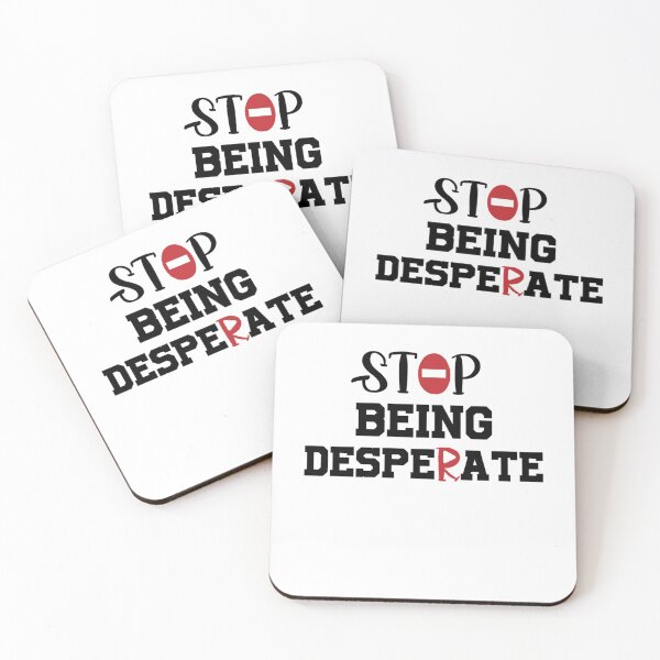 Item preview, Stop Being Desperate  Tank Top - Funny Y2K 2000s  Essential T-Shirt designed and sold by Mogadoor.