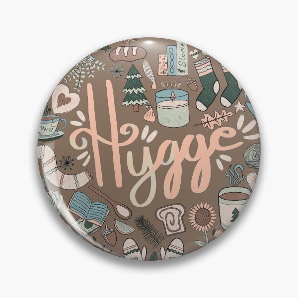 Item preview, Hygge Doodle Heart - Cozy Palette & Coca Mocha designed and sold by EcoElsa.