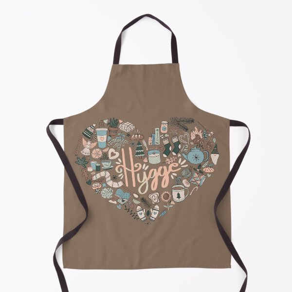 Item preview, Hygge Doodle Heart - Cozy Palette & Coca Mocha designed and sold by EcoElsa.