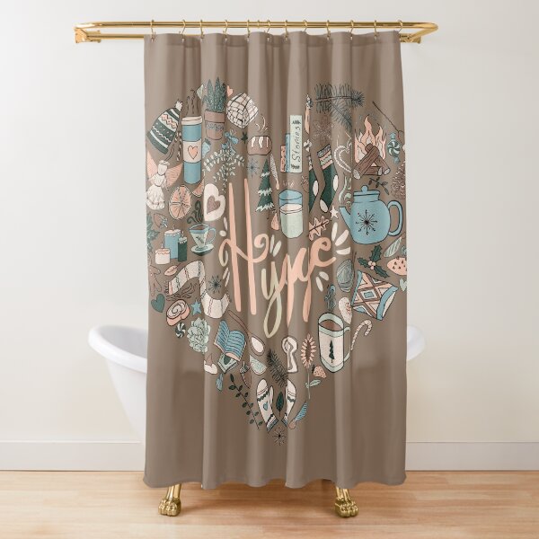 Hygge Shower Curtains for Sale