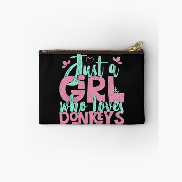 Item preview, Just A Girl Who Loves Donkeys Farmer Gift print designed and sold by theodoros20.