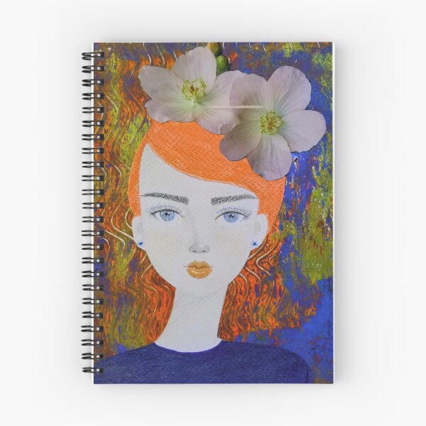 Item preview, "I am a work of art" - beautiful female face drawing by CoolCleverCute WHITE TEXT designed and sold by CoolCleverCute.