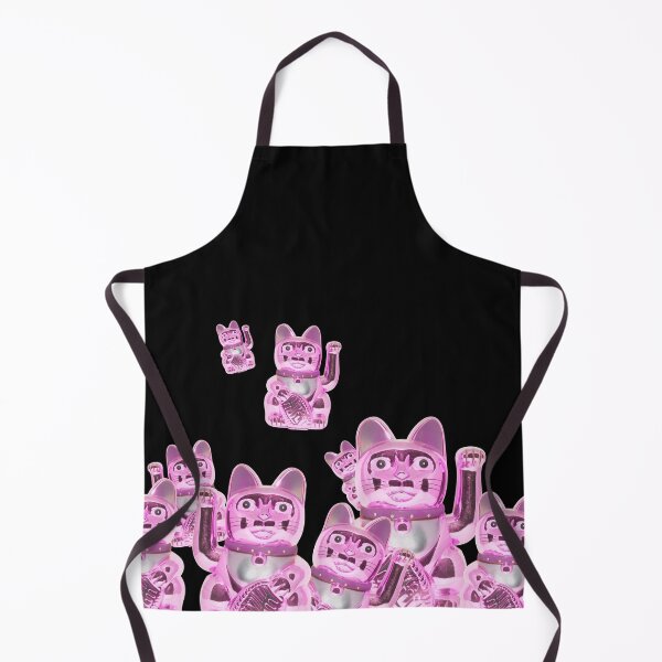 Item preview, Japanese Pink Maneki Neko Vaporwave Luck Charm  designed and sold by ShirtVibes.